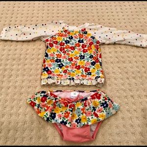 Hanna Andersson Girl Bathing/Swim Suit - 2T